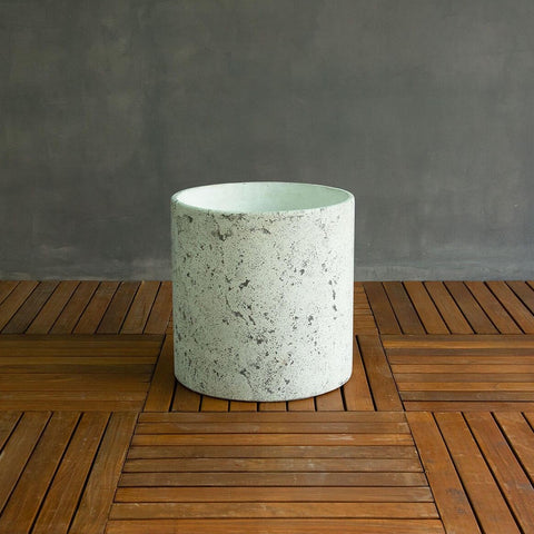 Concrete Cistern Planter Medium l Concrete Marbre Planters Collection-Eliteearth