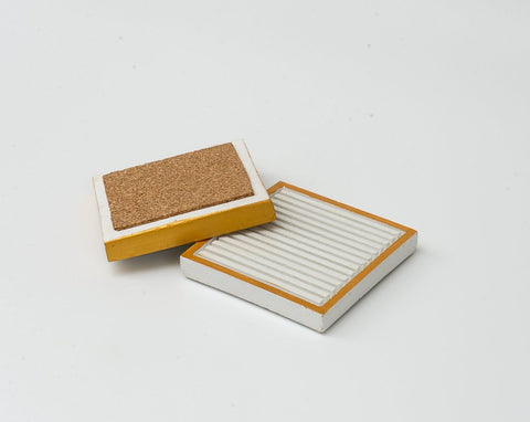 Concrete Simply Stripy Coasters - Stripes Collection - Eliteearth