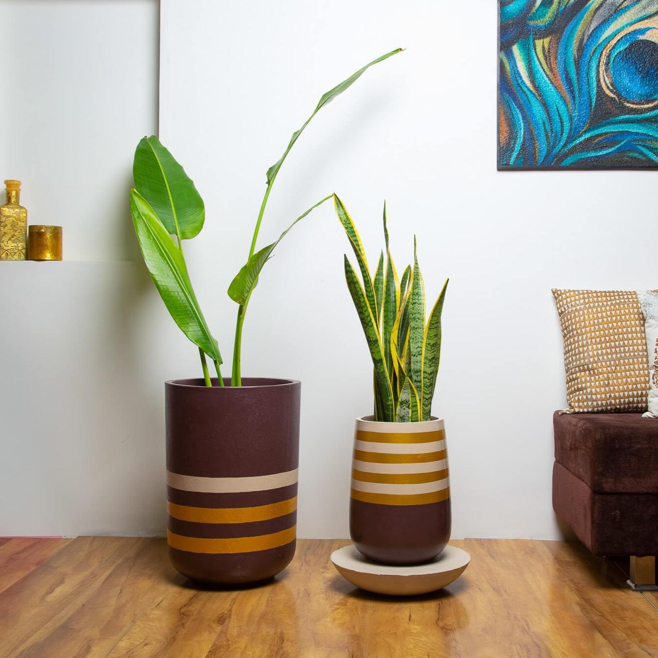 Concrete Duo Parabola and Tulip Stripy Combo- The Golden Hour Collection-Eliteearth