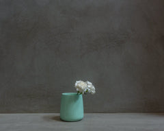 Concrete Tinted Vase in Green - Vazo Collection - Eliteearth