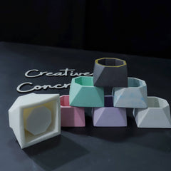 Creative Concrete's Mold for Planter & Candle Vessel - GB-002-Eliteearth