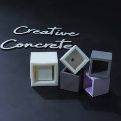 Creative Concrete's Mold for Planter & Candle Vessel-MQ-001-Eliteearth