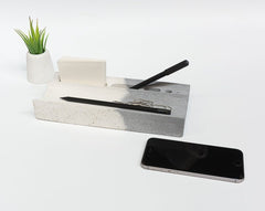 Concrete Desk Organiser- Dual Tone Collection - Eliteearth