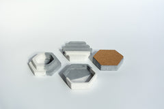 Concrete Quadra Organiser-Dual Tone Collection - Eliteearth
